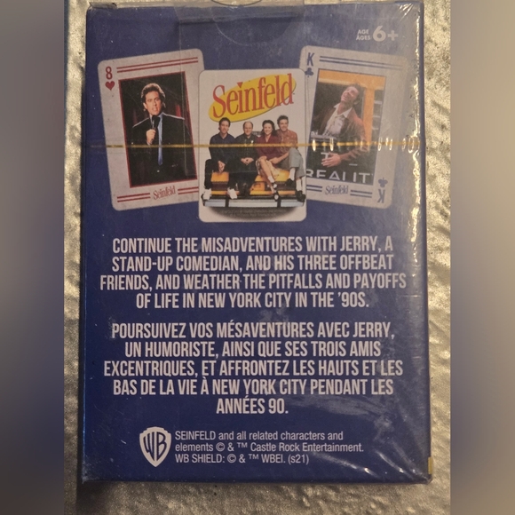 NIP Seinfeld Playing Cards - Picture 2 of 4